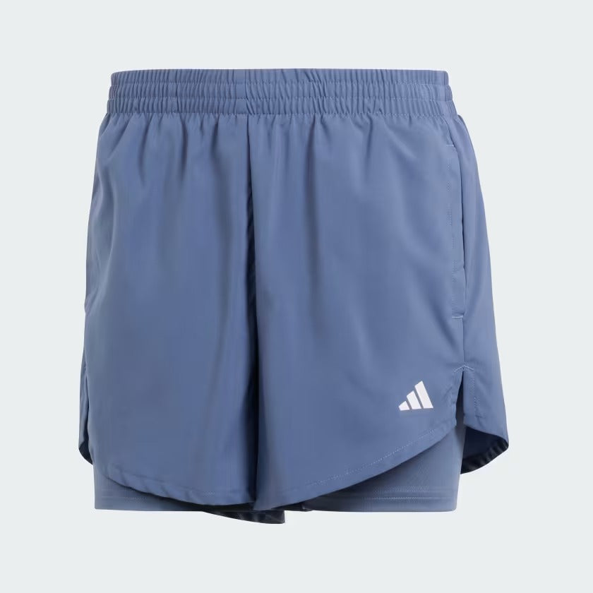 Shorts Adidas Dois Em Um Aeroready Made For Traning Minimal