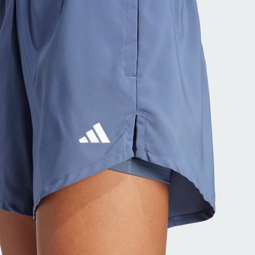 Shorts Adidas Dois Em Um Aeroready Made For Traning Minimal