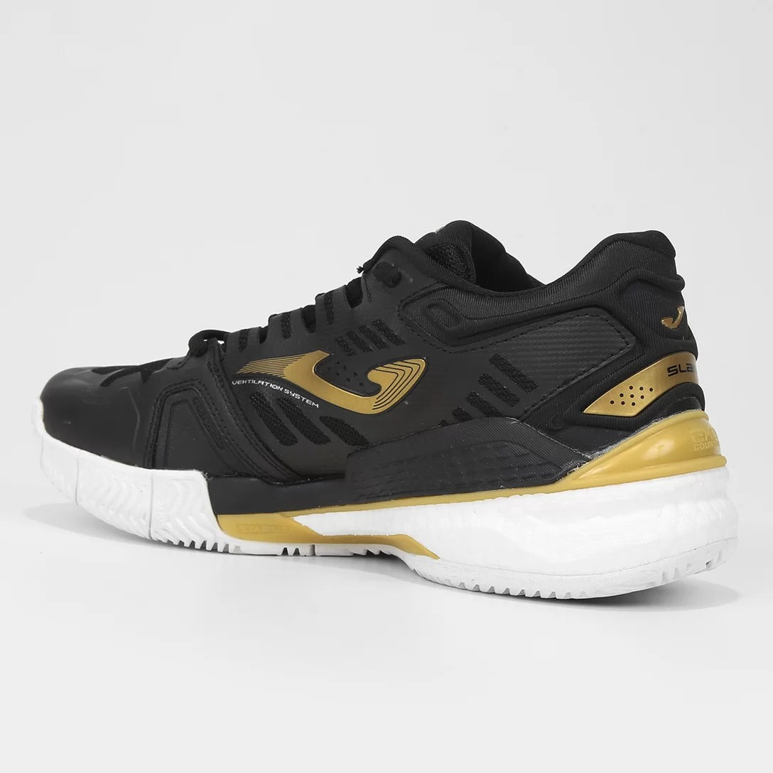Tênis Joma Slam Masculino Preto Dourado